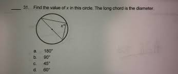(center at 0,0) a circle can be defined as the locus of all points that satisfy the equation. Answered Find The Value Of X In This Circle The Bartleby