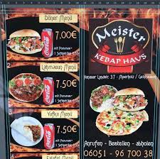 Mit 4,5/5 von reisenden bewertet. Meister Kebap Home Gelnhausen Menu Prices Restaurant Reviews Facebook