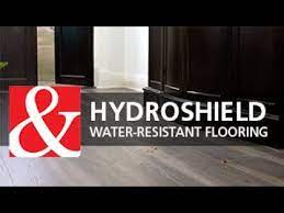 To clean it, just use a wet and dry mop or steam mop. Introducing Hydroshield Water Resistant Wood Based Laminate Youtube
