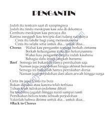 Streaming online full album serta dapatkan koleksi playlist download lagu selamat pengantin baru mp3 di metro musik. Lirik Lagu Pengantin Baru