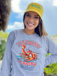 Conchy Joe'S Seafood Lrg Pocket Tee Jensen Beach Mermaid T Shirt Florida  Bar | Ebay