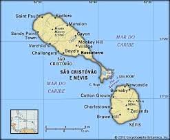 É também o menor estado soberano da américa, tanto em extensão territorial quanto em número de habitantes. Sao Cristovao E Nevis Britannica Escola