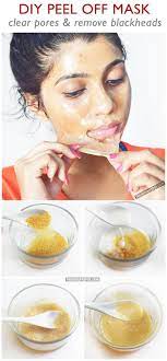 Beauty Diy Peel Off Mask To Deep Clean Pores And Remove Blackheads Diy Peel Off Mask Peeling Skin Skin Remedies