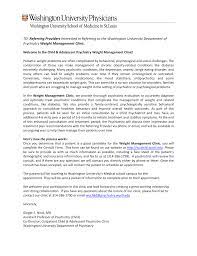 Weight Management Welcome Letter