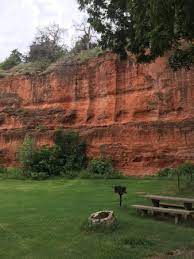 In addition to rv and tent camping, the park offers picnic areas, nature trails, a small fishing pond, and playground looking for a great trail in red rock canyon park, oklahoma? Stop On Day Three Red Rock Canyon Hinton Oklahoma Picture Of Red Rock Canyon Adventure Park Hinton Tripadvisor