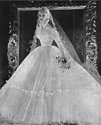 Wedding Dress Made From English Nottingham Lace From An Advertisement For Alexandrine 1956 Wedding Gowns Vintage Wedding Dresses Vintage Wedding Dresses