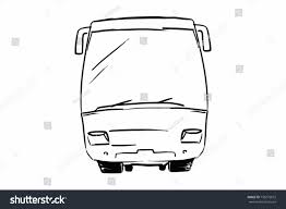 You may use this picture to tell him all your experiences as a kid. Simple Bus Drawing Images