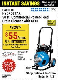 The top companies hiring now for department manager jobs are kohls, ace hardware, r.j. Pacific Hydrostar 50 Ft Commercial Power Feed Drain Cleaner With Gfci For 329 99 Harbor Freight Coupons