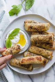Zaatar Spring Rolls Recipe Appetizer Recipes Recipes Food