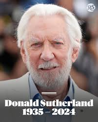 Donald Sutherland, a beloved film presence for more than 50 years whose  warm, rich voice was as distinctive as the regal bearing he brought to so  many of his roles, died Thursday