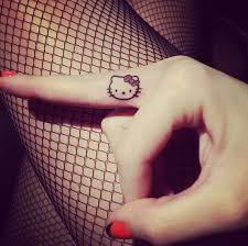 Instagram post by a n n i k a • feb 26, 2017 at 1 hello kitty sugar skull tattoos. Outline Black Hello Kitty Tattoo Tattoo Design