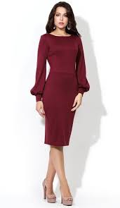Burgundy Elegant Formal Dress Wedding Knee Length Dress Office Business Clothes Evening Dress Dresses Formal Elegant Evening Dresses Prom Trendy Dresses