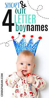 Do you have another 4 letters baby boy name that is not in the list? 4 Letter Boy Names Cenzerely Yours
