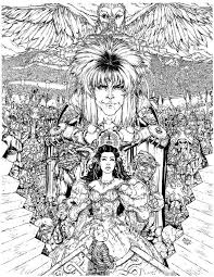 Resultat De Recherche D Images Pour Coloring Labyrinth Henson Labyrinth Art Labyrinth Labyrinth Movie