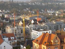 Blick Auf Die Neue Steinhilber Siedlung In Der Weststadt Siedlung Stadt Altes Haus