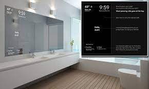 Wall mirrors are a necessity in any bathroom. Microsoft Reveals Smart Mirror For Those Who Just Don T Have Time Mirror Smart Mirror Magic Mirror