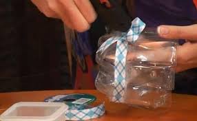 La presentzcion o la primera cominion. Centros De Mesa Con Botellas Recicladas 3 Manualidades Para Ninos