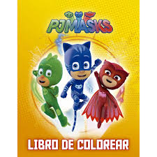 La página de los dibujos para colorear está dedicada para los más pequeños. Pj Masks Libro Para Colorear