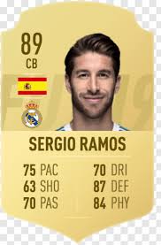 Sergio ramos (born 30 march 1986) is a spanish footballer who plays as a centre back for spanish club real madrid. Sergio Ramos Sergio Ramos Fifa 18 Card Hd Png Download 404x616 7452578 Png Image Pngjoy