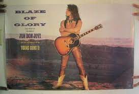 Jon bon jovi cameoed in 'young guns ii' and wrote the hit song 'blaze of glory'. Jon Bon Jovi Poster Jung Waffen Ii Ebay