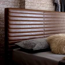 But the brown leather is really set off against some colours, too. Buy Ezra Tan Bonded Leather Bed Frame Upholstered Beds Fads