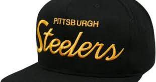 Nfl Mitchell Ness Vintage Steelers Snapback Hat Caps Black Yellow Steelers Hats Steelers Pittsburgh Steelers