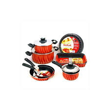 Set 10 Pieces Tempo Flame Tefal