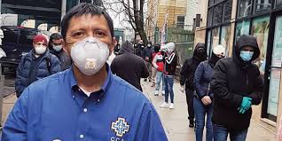 Activista ecuatoriano Walter Sinche