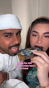Trying Viral Fix Chocolate Bars in Dubai