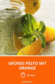 Grunes Pesto Mit Orange Rezept Pesto Grunes Pesto Minzpesto