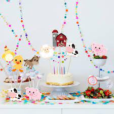 Farm theme centerpieces / farm theme party / farm theme birthday / farm theme decorations / farm centerpiece sticks / barnyard party. Buy Blulu 28 Pieces Farm Animal Centerpiece Cards And Sticks For Farm Theme Party Table Toppers Farm Animal Birthday Party Decoration Baby Shower Birthday Party Supplies Farm Animal Online In Germany B07vzmq4r4