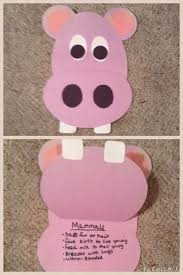 I Use This Hippo Craft When Teaching About Mammals The Mouth Opens Up Nd Students Write Down Facts About Mammals Hippo Crafts Animal Classification Mammals