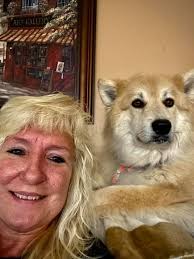 Raven was adopted from LaMancha five years ago. What a sweet, lovable,  loving (and sometimes strange) dog.