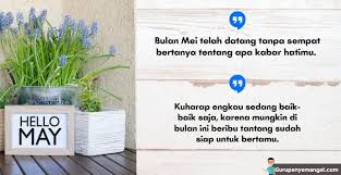 45 Kata-kata Bijak Bulan Mei yang Menyentuh Hati, Lengkap dengan Gambar  Ucapan - Guru Penyemangat