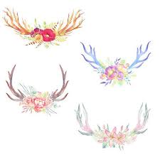 Wybierz spośród ilustracji boho chic w istock. Watercolor Antlers Watercolor Feathers Boho Chic Clipart Etsy Watercolor Feather Antlers Watercolor Floral Antlers