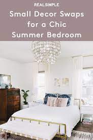 How To Create A Cool Summer Ready Bedroom Bedroom Decor Small Decor Simple Decor