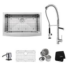 kraus 33 farmhouse kitchen sink with