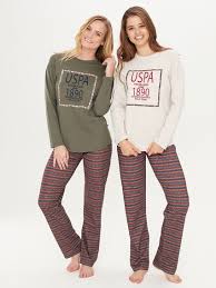 Us Polo 15704 Bayan Yuvarlak Yaka Pijama Takim Bayan Pijama Online Bayan Pijama 2017 Bayan Pijama Bayanpijama Onlinebayanpijama Pajamas Nightwear Fashion