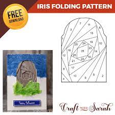 Iris folding is an attractive paper craft technique used in card making, scrapbooking and other projects. 50 Free Iris Folding Patterns Craft With Sarah