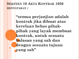 Sukatan peperiksaan perkhidmatan pegawai akta kontrak 1950 akta no 136 1950 iv akta pencegahan rasuah 1961 akta no 57 1961 v delegation of power ordinance 1956 cetakan semula pdf document. Akta Kontrak 1950 Pdf Lertyi