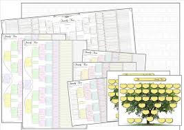 Blank Family Tree Charts