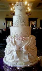 Victorian Ruffled Bow Gorgeous Wedding Cake Wedding Cakes Beautiful Wedding Cakes