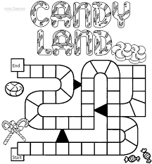 Printable Candyland Coloring Pages For Kids Candyland Candyland Games Candy Land Theme