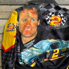 Vintage 90s NASCAR AOP Rusty Wallace Miller Lite Swingster Jacket