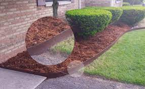 Landscape edging can create a solid base for your garden design to improve curb appeal. Composite Landscape Edging Green Edge Landscaping