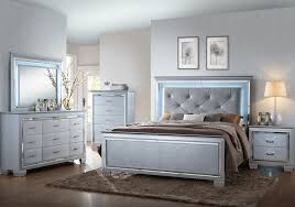 Crown Mark Lillian Collection Bedroom Set Bedroom Sets Queen Silver Bedroom Luxurious Bedrooms