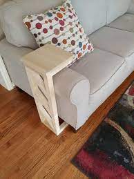 Au Dessus De La Table D Accent De Bras Etsy Sofa Side Table Bed Tray Diy Accent Table