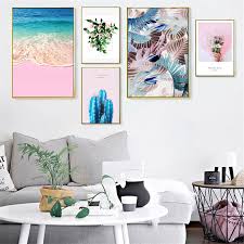 It's your own personal haven—a place where you can retreat and be yourself. Canvas Painting Pink Flower Feather Nordic Poster Beach Wall Art Print Picture For Living Room Bedroom Home Diy Decor Poster Painting Calligraphy Aliexpress