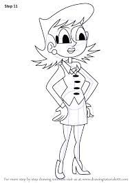 Learn How to Draw Lila Test from Johnny Test (Johnny Test) Step by Step :  Drawing Tutorials