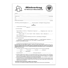 Mit einem mietvertrag von haus & grund gehen sie als vermieter stets auf nummer sicher! Mietvertrage Mietvertrag Fur Wohnraum Mietverhaltnisse Papierversion